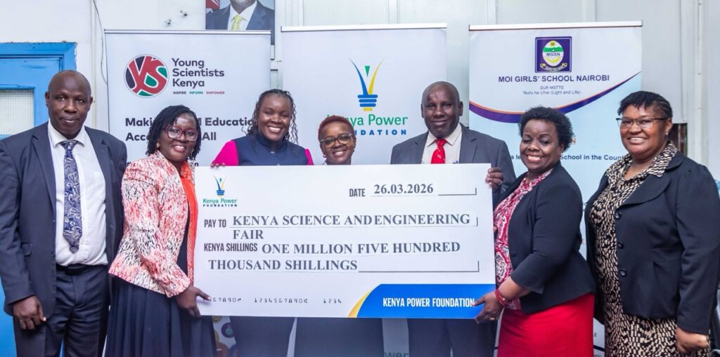 Kenya Power Foundation injected KSh 1.5 million into the 2026 Kenya Science and Engineering Fair to boost national STEM innovations.