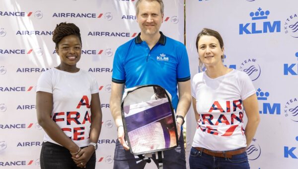 Air France-KLM Donates Eco-Friendly Bags to Students in a Nairobi School