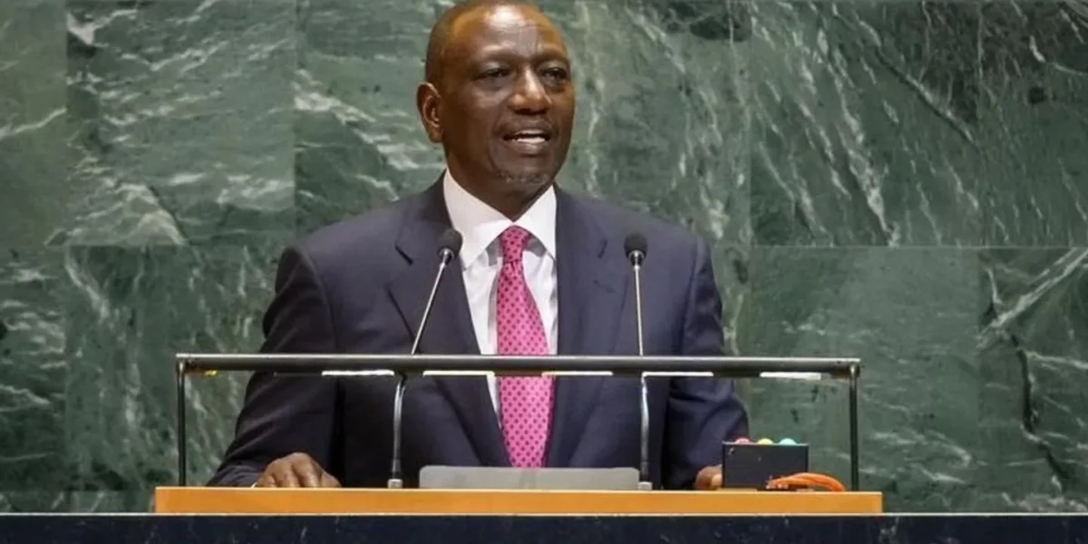 Ruto Hits Back at Trump’s Climate Remarks at UNGA