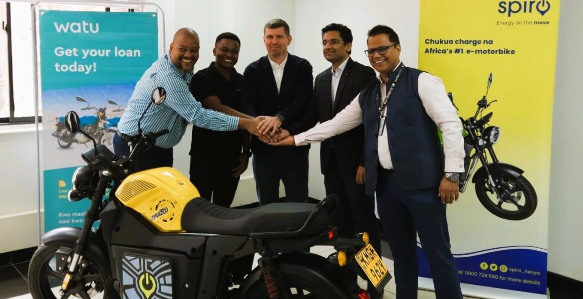 Watu and Spiro partner to improve access to affordable financing for electric motorbikes in Kenya
